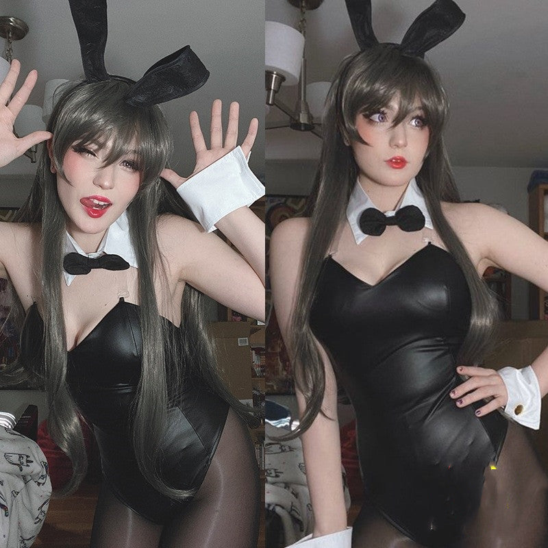 Sexy Jumpsuit Bunny Girl Cosplay Costume Halloween For Wo Men