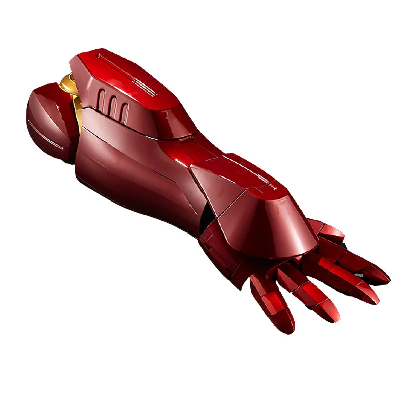 Iron Man Mk7 1:1 Wearable Arm Chargeable Can Glow with Sound Effect High Quality Ironman Cosplay Electric Arm Gift MK5 Helmet