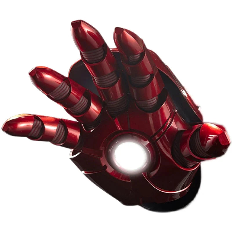 Iron Man Mk7 1:1 Wearable Arm Chargeable Can Glow with Sound Effect High Quality Ironman Cosplay Electric Arm Gift MK5 Helmet