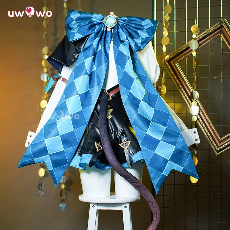 UWOWO Lynette Cosplay Collab Series: Genshin Impact Cosplay Lynette Dress Halloween Costumes