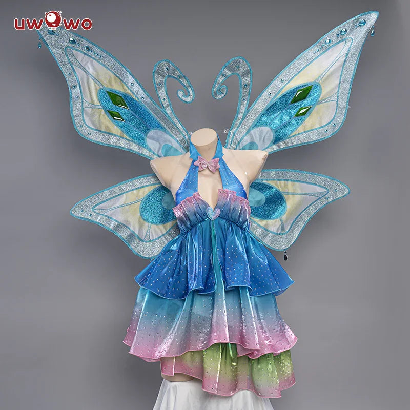 Only Wings UWOWO Bloomm Enchantixxx Cosplay Costume Big Fairy Wings Cosplay Outfit Butterfly Halloween Costumes Girl Suit