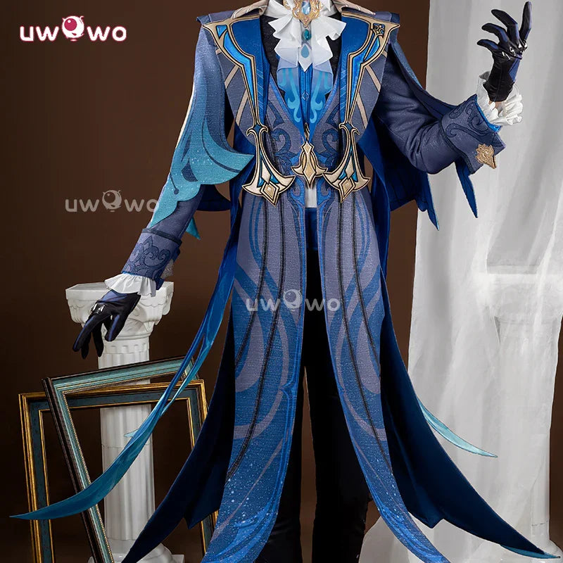 UWOWO Neuvillette Cosplay Collab Series: Genshin Impact Cosplay Neuvillette Hydro Fontaine Cosplay Halloween Costume