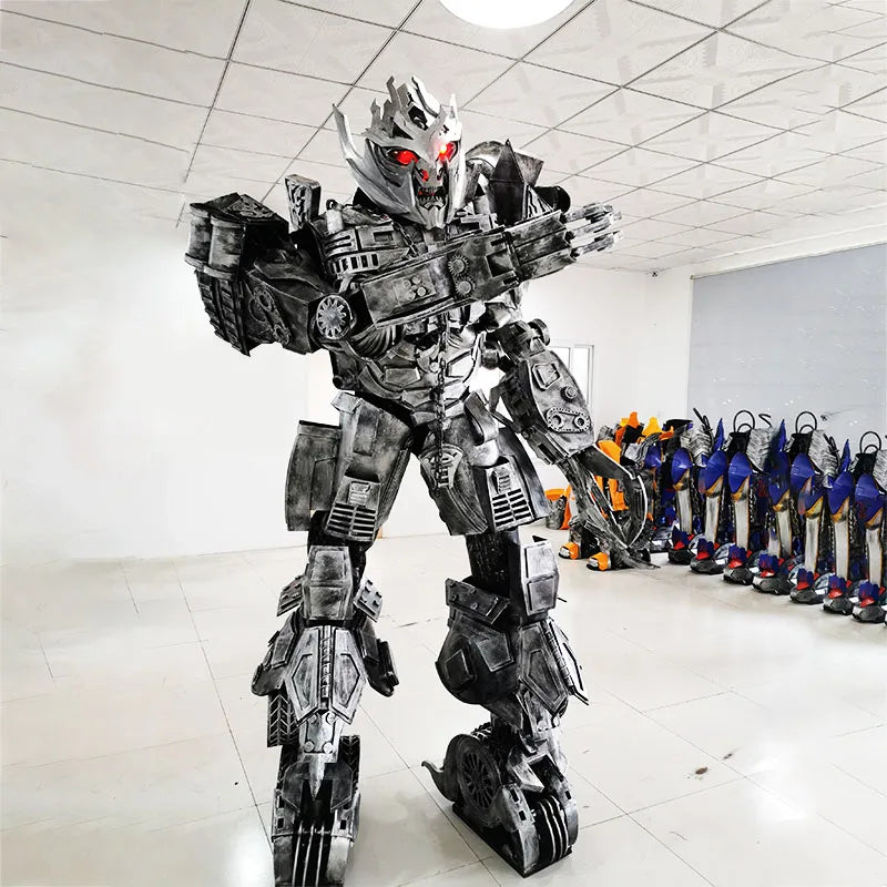 Human Wearable Mecha Props And Armor Performance Clothing Film Role-playing Life-size Adult Robots Clothing Child Halloween Gift