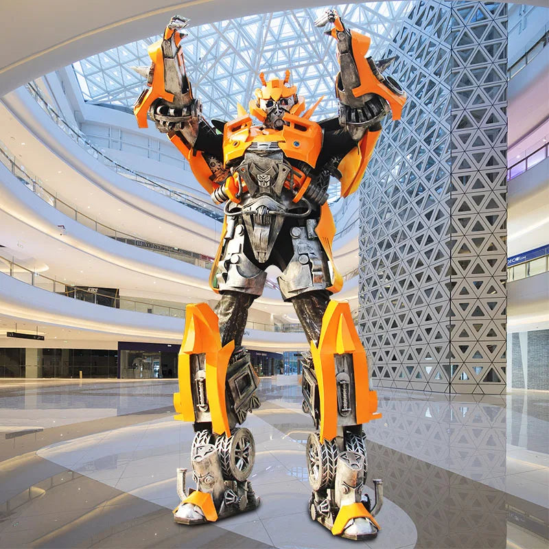 Human Wearable Mecha Props And Armor Performance Clothing Film Role-playing Life-size Adult Robots Clothing Child Halloween Gift