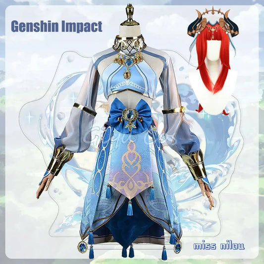 Nilou Cosplay Costume Genshin Impact Carnival Uniform  Anime Halloween Costumes Women Game