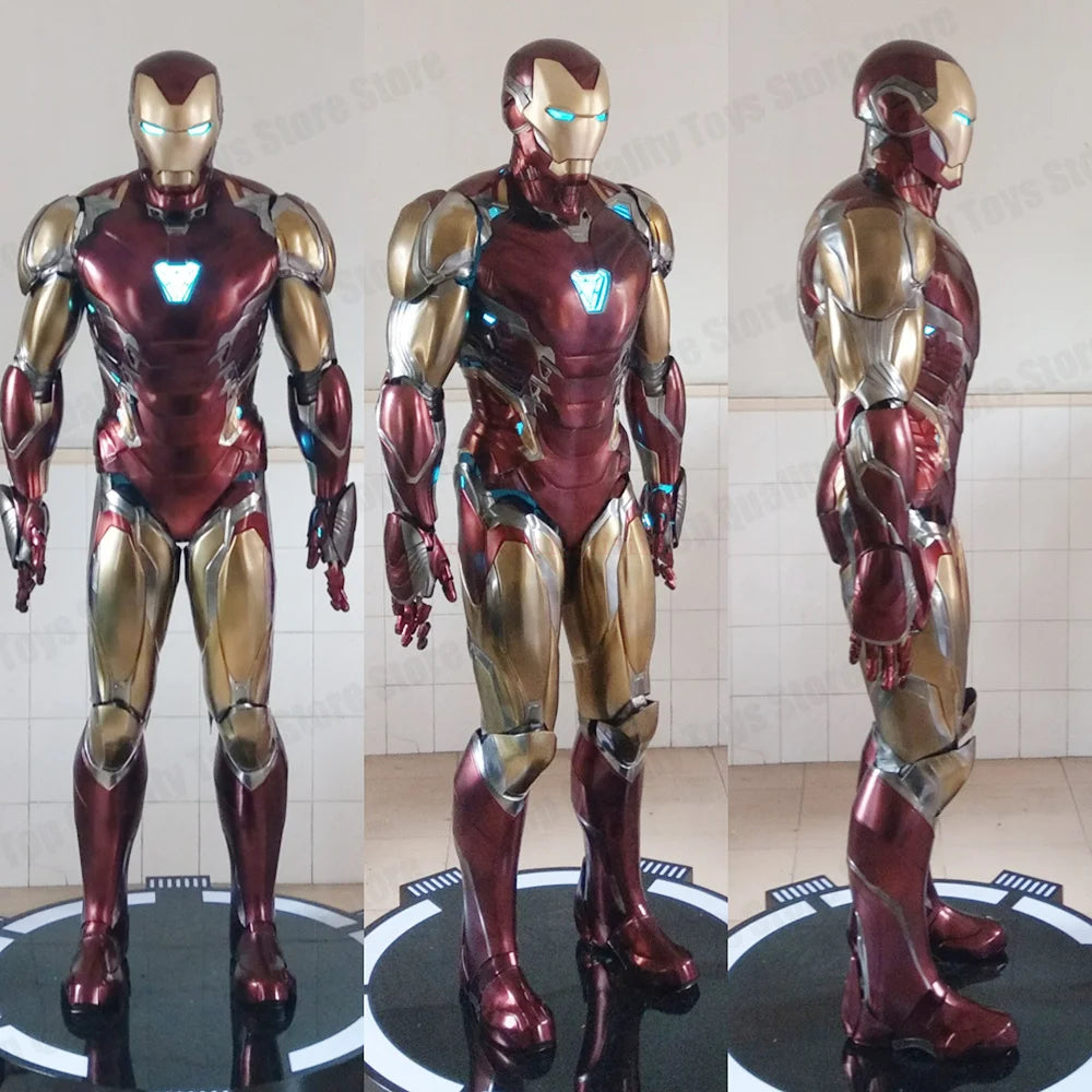 Anime Marvel Iron Man 1:1 Mk85 Full Body Wearable Iron Man Armor New Upgraded Deluxe Edition Standard Edition